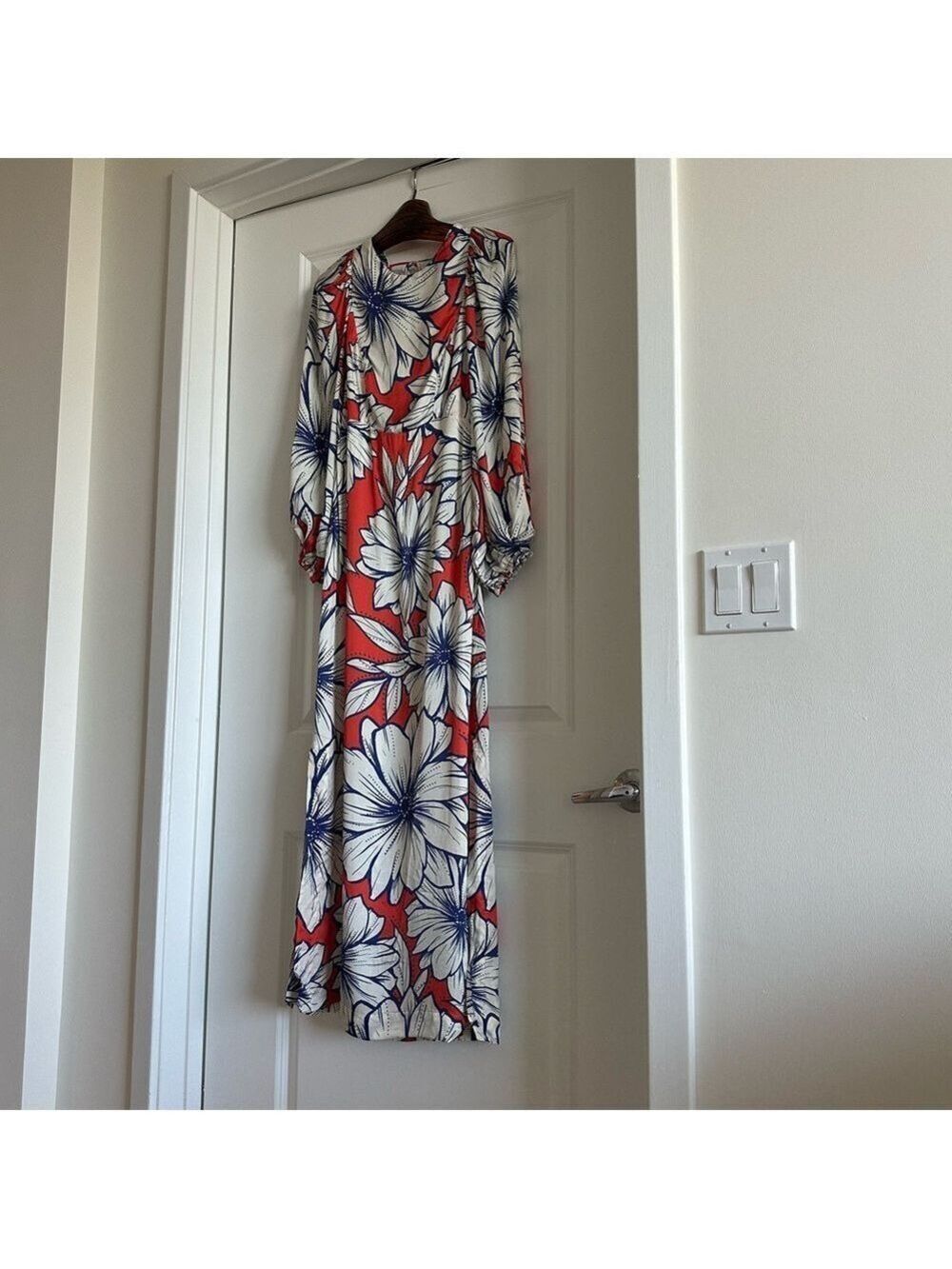Farm Rio Flowered Midi Dress - Picture 3 of 4